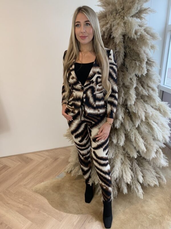 Lady Day My Pashion Travelstof Blazer Zebra Hairy