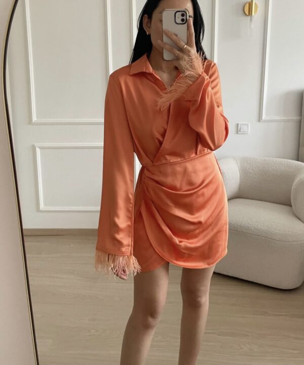 Beau Dress-Orange