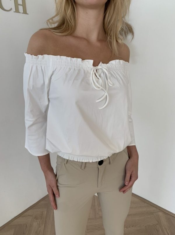 Lady Day Travelstof Blouse Bondi Wit Kleding