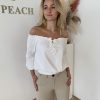 Lady Day Travelstof Blouse Bondi Wit Kleding