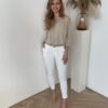 Lady Day Travelstof Broek 7/8 Off-White