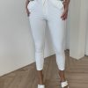 Lady Day Travelstof Broek 7/8 Off-White