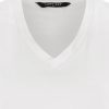 Lady Day - T-Shirt Tee V White Travelstof Wit Shirt