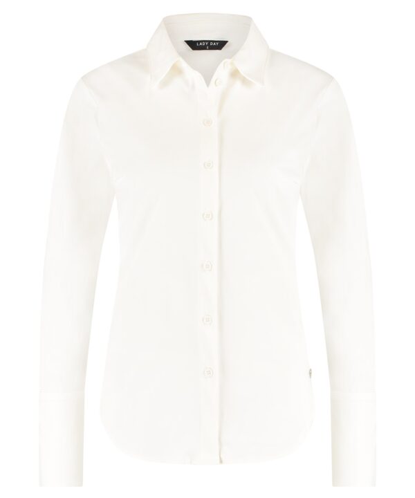 Lady Day - Blend Blouse - Off-White Travelstof
