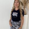 Lady Day | T-Shirt Day - Blue Travelstof