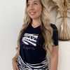 Lady Day | T-Shirt Day - Blue Travelstof