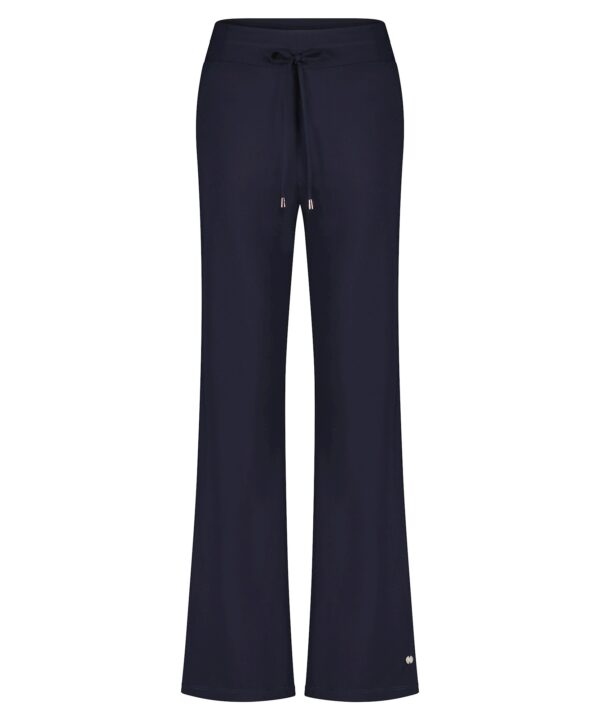 Lady Day | Toby Trouser - Blue Blauw Travelstof