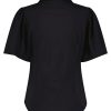 Lady Day - Blouse Bridget - Black Travelstof