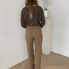 Lady Day - Patty Trouser - Camel Travelstof Broek