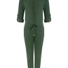 Aime | Farah Jumpsuit - Army Travelstof