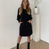 Lady Day | Dress Bella - Black Travelstof Jurk