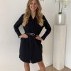 Lady Day | Dress Bella - Black Travelstof Jurk