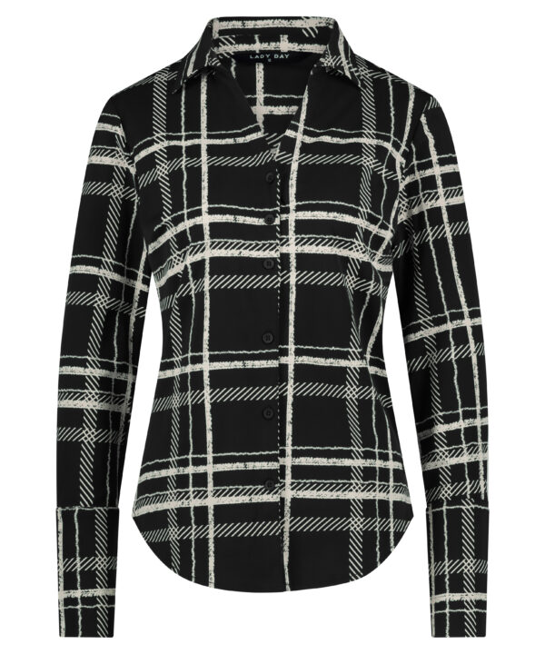 Lady Day | Suzy Blouse - Big Check Travelstof