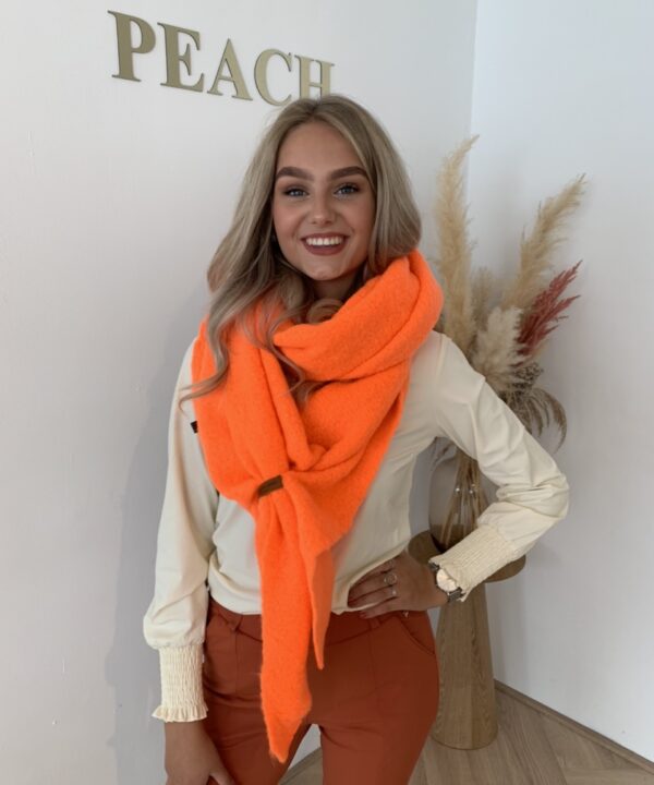 madam-peach-deveny-sjaal-Orange