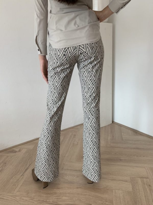 Zip73 | Travel Jeans Print Travelstof