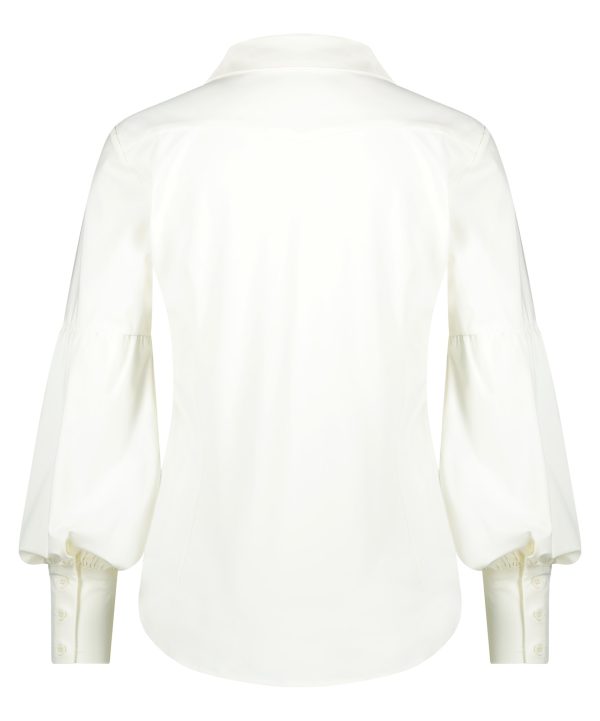 Lady Day - Blouse Bally - Off White Travel Fabric