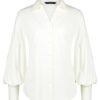 Lady Day - Blouse Bally - Off White Travelstof