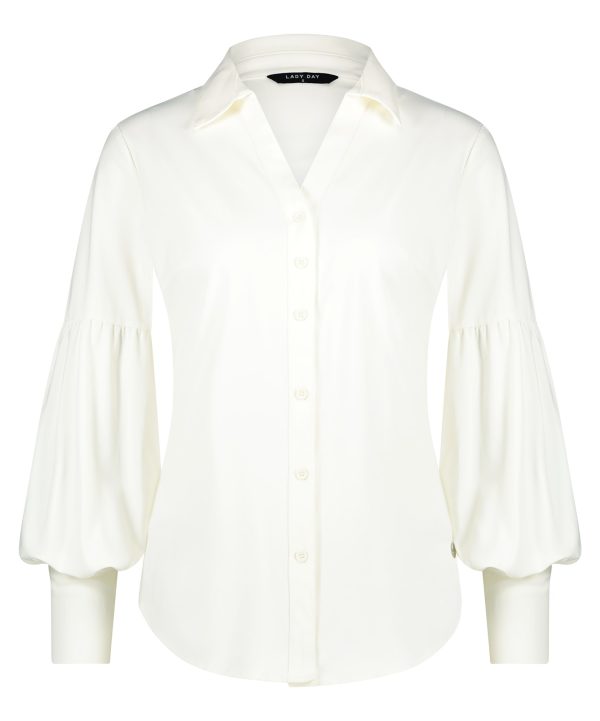 Lady Day - Blouse Bally - Off White Travel Fabric