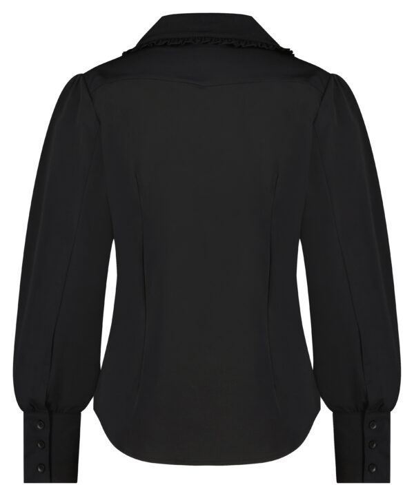 Lady Day - Buffy Blouse - Black Travelstof