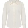 Lady Day - Bobby Blouse - Off White Travelstof