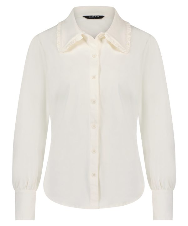 Lady Day - Bobby Blouse - Off White Travelstof