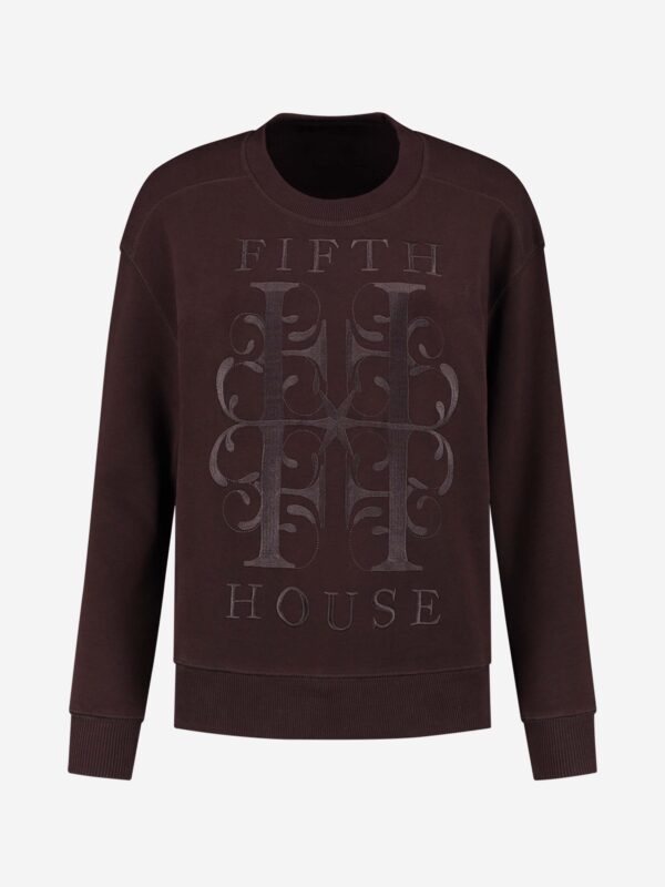 Fifth House | Oman Logo Sweater Brown
