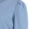 Lady Day - Top Tara - Bel Air Blue - Travelstof Damesblouse