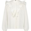 Lady Day - Barbara Blouse - Off white - Travelstof Damesblouse