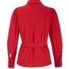 Aime Balance - Gaya Blouse - Red | Gemaakt van Travelstof