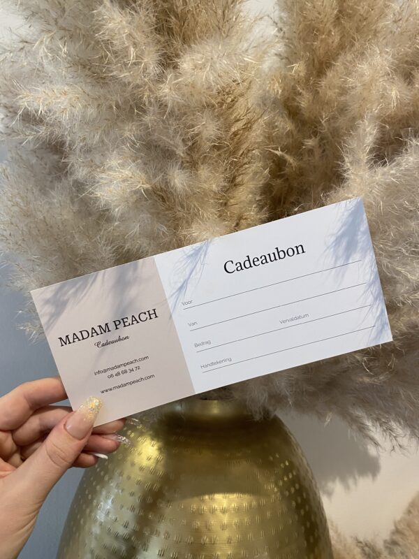 Madam Peach | Cadeaubon - €20