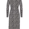 Aime - Nina Dress - Scratch Blue | Gemaakt van Travelstof