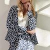 Aime Balance - Ivy Blazer - Scratch Blue - Travelstof Kleding Dames