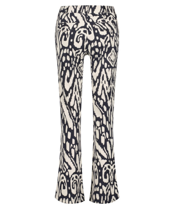 Lady Day - Poppy Blue Java Broek Flared - Travelstof Kleding