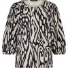 Lady Day - Top Tate - Blue Java - Travelstof Damestop