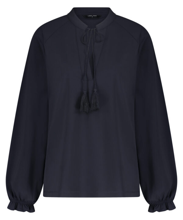 Lady Day - Blanchelle Blue Blouse- Travelstof Kleding