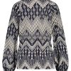 Lady Day - Blanchelle Heritage Blue Blouse- Travelstof Kleding