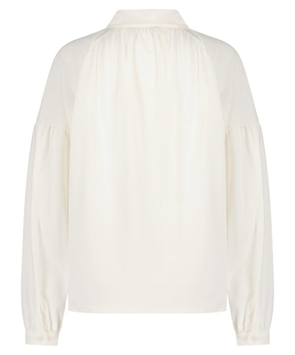 Lady Day - Bowie Off white blouse - Travelstof Clothing