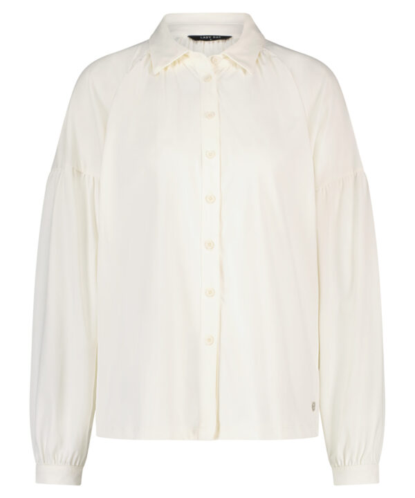 Lady Day - Bowie Off white blouse - Travelstof Kleding