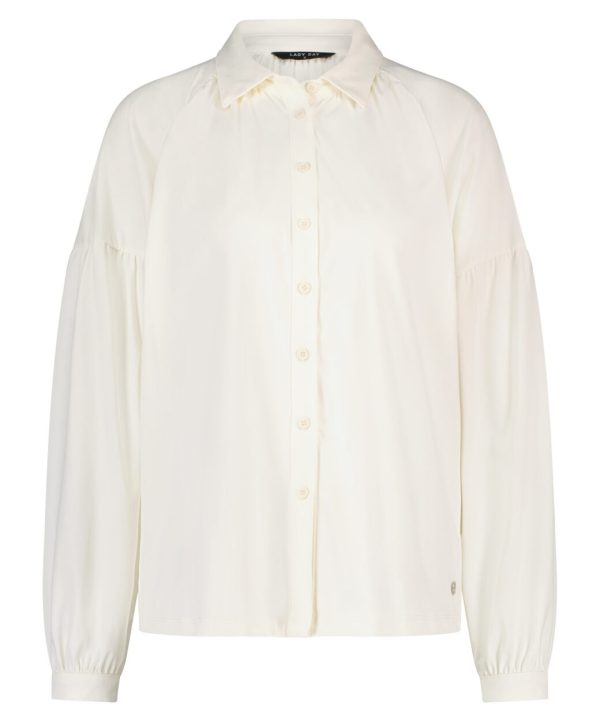 Lady Day - Bowie Off white blouse - Travelstof Clothing