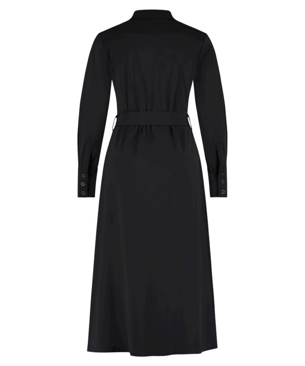 Lady Day | Dress Dantionea - Black. Chique Damesjurk van Travelstof