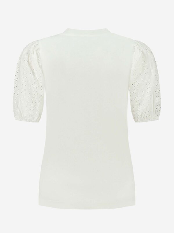 NIKKIE- Modern Sleeve T-Shirt - Star White