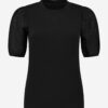NIKKIE- Modern Sleeve T-Shirt - Black