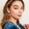 Madam Peach | Oorbellen Zircon Stones - Goud | Luxe oorbellen