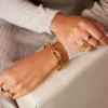 Madam Peach | Armband Chunky Chain - Goud | Luxe armband