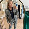 Aime Balance - Ivy Blazer - Scratch Blue - Travelstof