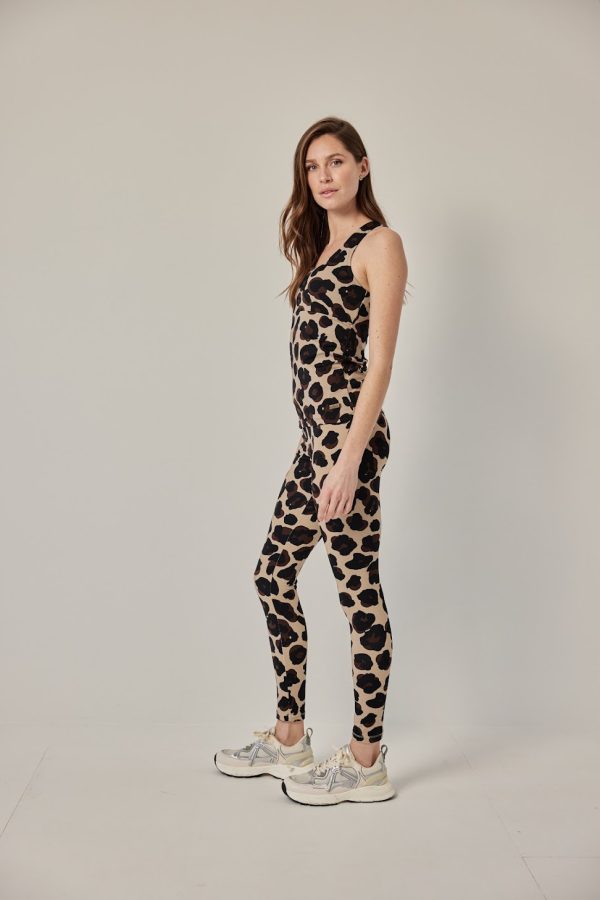 Aime Active - Faith Top - Leo | Gemaakt van Travelstof Sportkleding Aime Balance