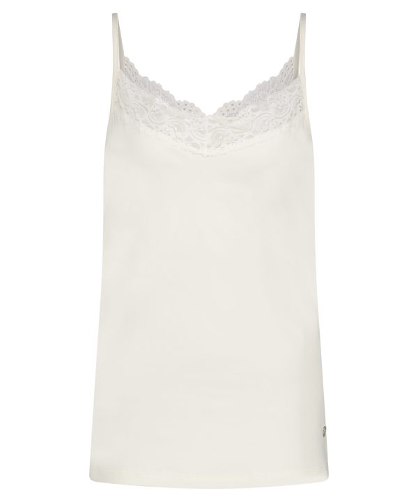 Lady Day - Top Tilda - Off White - Comfortabele damestop