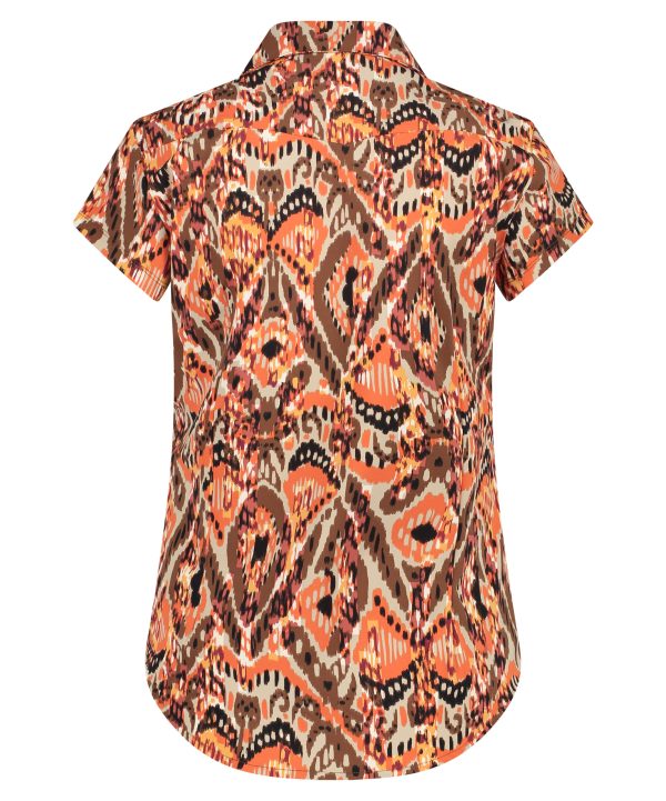 Lady Day - Suzy Cap Blouse - Bohemian - Travel fabric women's blouse