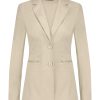 Lady Day - Blazer Blaka - Sand- Travelstof blazer