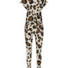 Lady Day | Jumpsuit Jill - Big Leopard | Travelstof voor Dames Jumpsuit